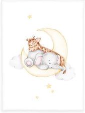 Babybest Koc Polarowy Z Mikrofibry Sleepi Ng On The Moon 75 X 100 Cm