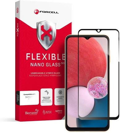 Forcell Flexible 5D - Szkło Hybrydowe Do Samsung Galaxy A13 4G/5G /A04S Czarny