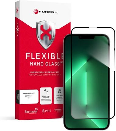 Forcell Flexible 5D - Szkło Hybrydowe Do Iphone 13/13 Pro/14 Czarny
