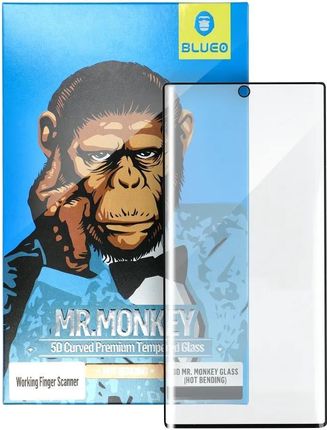 Blueo Szkło Hartowane 5D Mr. Monkey Glass - Apple Iphone 13 Pro Max / 14 Plus Czarny (Strong Matte)
