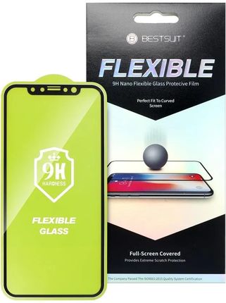 Bestsuit Szkło Hybrydowe Flexible 5D Full Glue Do Iphone 6/6S Biały