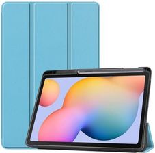 Bizon Etui Case Tab Lizard Do Samsung Galaxy S6 Lite 2022/2020 Błękitne