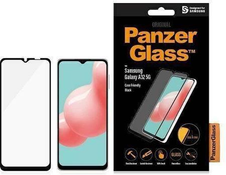 Panzerglass Szkło Hartowane 5D Samsung Galaxy A32 5G E2E Regular Case Friendly Czarne