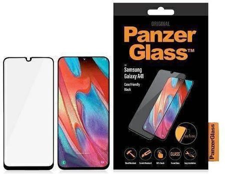Panzerglass Szkło Hartowane 5D Samsung Galaxy A41 E2E Regular Case Friendly Czarne