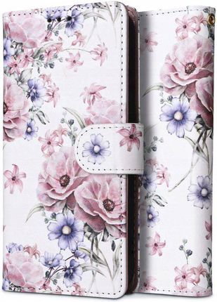 Tech-Protect Etui Xiaomi Redmi Note 12 5G Poco X5 Wallet Blossom Flower