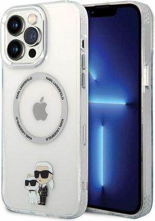 Karl Lagerfeld Kklhmp13Xhnkcit Iphone 13 Pro Max 6,7" Hardcase Transparent Iconic Karl&Choupette Magsafe