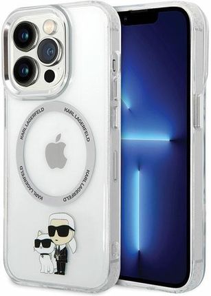 Karl Lagerfeld Klhmp13Lhnkcit Iphone 13 Pro 6,1" Hardcase Transparent Iconic Karl&Choupette Magsafe