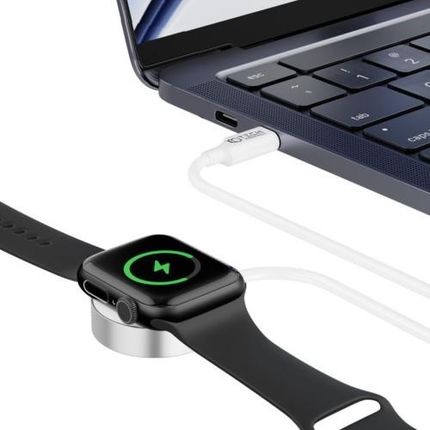 Protect Ładowarka Magnetyczna Indukcyjna Do Apple Watch Tech Protect Ultraboost Usb C 1,2 M Biała