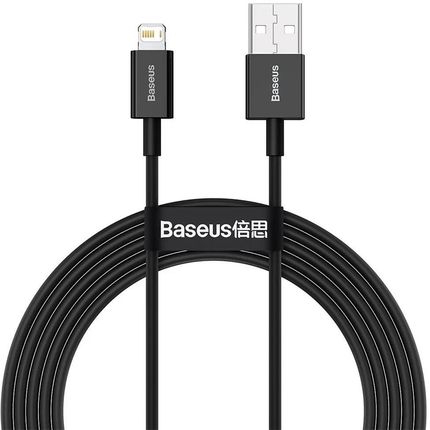 Baseus Kabel Usb Do Apple Lightning 8 Pin 2,4A Superior Series Fast Charging Calys C01 2 Metr Czarny