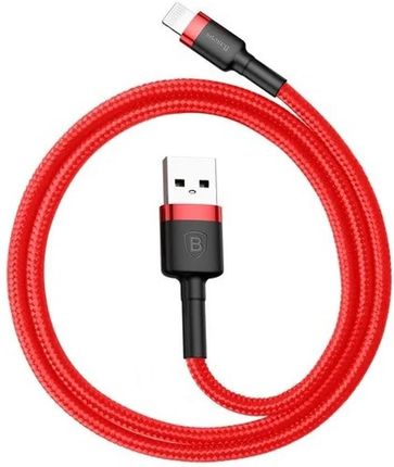 Baseus Kabel Usb Do Apple Lightning 8 Pin 2,4A Cafule Calklf B09 1M Czerwono Czerwony