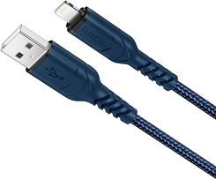 Hoco Kabel Usb Do Iphone Lightning 8 Pin 2,4A Victory X59 1 Metr Niebieski