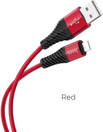 Hoco Kabel Usb Do Iphone Lightning 8 Pin Cool X38 1 Metr Czerwony