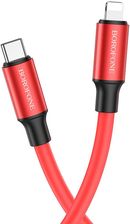 Markowe Borofone Kabel Bx82 Bountiful Typ C Na Lightning Pd 20W 1 Metr Czerwony