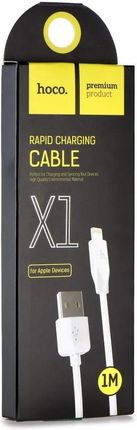 Hoco Kabel Usb Do Iphone Lightning 8 Pin X1 Rapid Biały 1 Metr