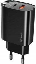 Usams Ładowarka Sieciowa 1Xusb C 1Xusb T35 20W Pd3.0
