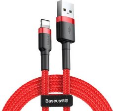 Baseus Kabel Usb Cafule Do Iphone Lightning 8 Pin 2A 3 Metry Czerwono Czerwony Calklf R09