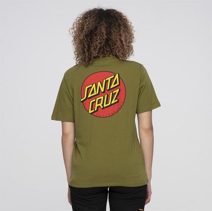 SANTA CRUZ - Classic Dot Chest T-Shirt Moss (MOSS) rozmiar: 10