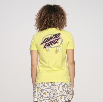 SANTA CRUZ - Barbed Oval Dot T-Shirt Celery (CELERY) rozmiar: 10