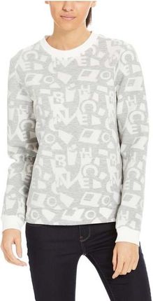 bluza BENCH - Jacquard Sweatshirt Typo Jacquard Aop (P1105) rozmiar: L