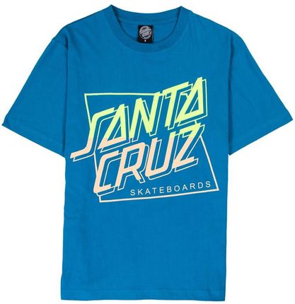 koszulka SANTA CRUZ - Sc Squared Custom Tee Teal (TEAL) rozmiar: 10