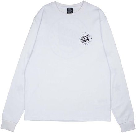 koszulka SANTA CRUZ - Spangle L/S T-Shirt White (WHITE) rozmiar: 14