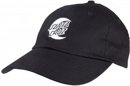 czapka z daszkiem SANTA CRUZ - Moon Dot Mono Cap Black (BLACK) rozmiar: OS