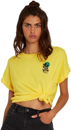 koszulka VOLCOM - Frontye Tee Acid Lemon (ACL) rozmiar: S