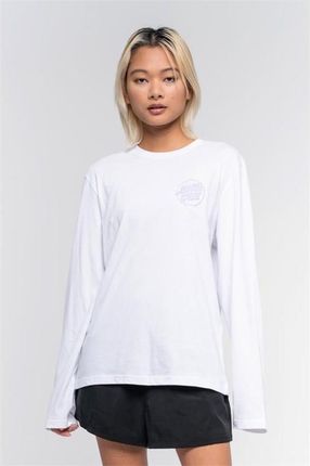 koszulka SANTA CRUZ - Drippy Dot L/S T-Shirt White (WHITE) rozmiar: 10