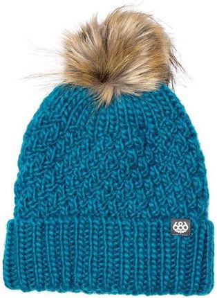 czapka zimowa 686 - Wmns Majesty Cable Knit Beanie Dark Lagoon (DLGN) rozmiar: OS