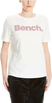 koszulka BENCH - Core Logo T-Shirt August Snow White (WH11210) rozmiar: S