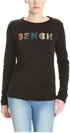 koszulka BENCH - Logo Longsleeve Black Beauty (BK11179) rozmiar: S