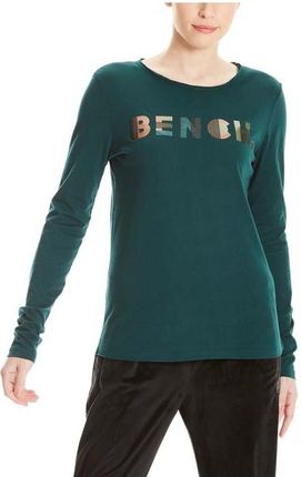 koszulka BENCH - Logo Longsleeve Dark Green (GR163) rozmiar: S
