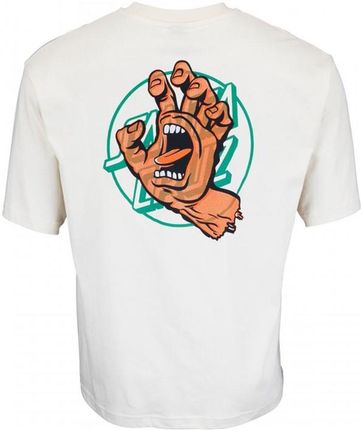 koszulka SANTA CRUZ - Opus Hand Overlay T-Shirt Off White (OFF WHITE) rozmiar: XXL