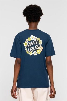 koszulka SANTA CRUZ - Ditsy Dot T-Shirt French Navy (FRENCH NAVY) rozmiar: 10