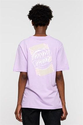 koszulka SANTA CRUZ - Split Strip Wave Dot T-Shirt Lilac (LILAC) rozmiar: 10