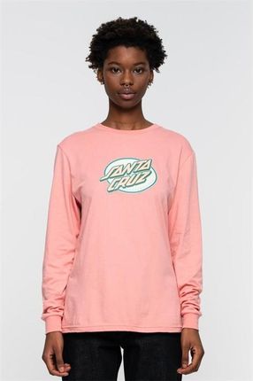 koszulka SANTA CRUZ - Lined Oval Dot L S T-Shirt Pink Amethyst (PINK AMETHYST) rozmiar: 10