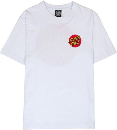 koszulka SANTA CRUZ - Classic Dot Tee White (WHITE2470) rozmiar: 10