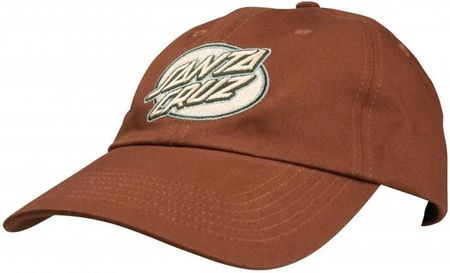 czapka z daszkiem SANTA CRUZ - Lined Oval Dot Cap Sepia (SEPIA) rozmiar: OS