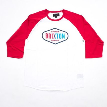 koszulka BRIXTON - Oakland White/Red (WHRED) rozmiar: M
