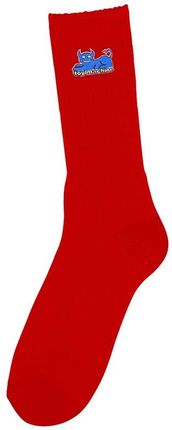 skarpetki TOY MACHINE - Tm Devil Cat Socks Red (RED) rozmiar: OS