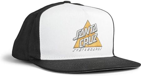 czapka z daszkiem SANTA CRUZ - Not A Dot Snapback White/Black (WHITE-BLACK) rozmiar: OS