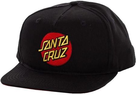 czapka z daszkiem SANTA CRUZ - Classic Dot Cap Black (BLACK) rozmiar: OS