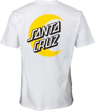 koszulka SANTA CRUZ - Moon Dot T-Shirt White (WHITE) rozmiar: M