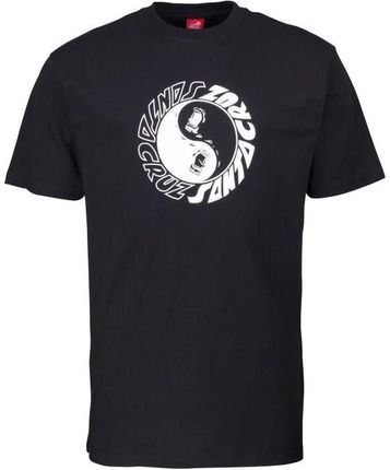 koszulka SANTA CRUZ - Scream Ying Yang T-Shirt Black (BLACK) rozmiar: XS