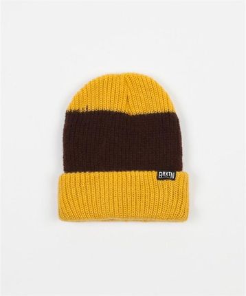 czapka zimowa BRIXTON - Langley Stripe Beanie Mustard/Brown (MSTBR) rozmiar: OS