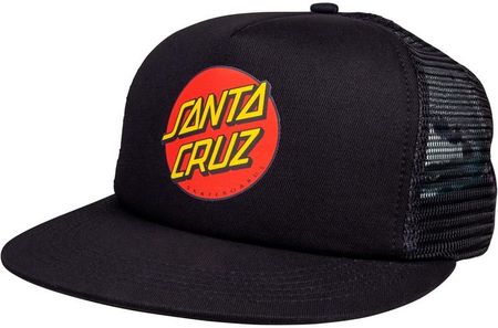 czapka z daszkiem SANTA CRUZ - Classic Dot Mesh Cap Black/Black (BLACK-BLACK) rozmiar: OS