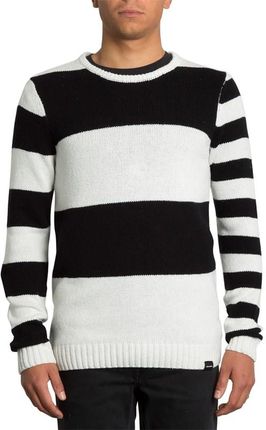 sweter VOLCOM - Edmonder Striped Sweater - Khaki (BLK) rozmiar: M