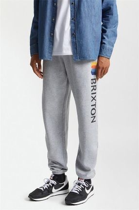 spodnie dresowe BRIXTON - Alton Sweatpant Htgry (HTGRY) rozmiar: L