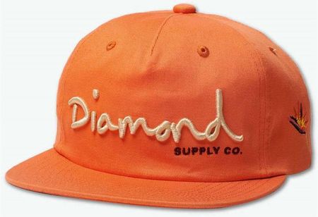 czapka z daszkiem DIAMOND - Og Script Snapback Sp19 Orange (ORG) rozmiar: OS