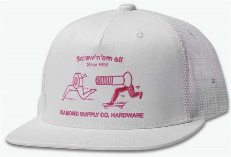 czapka z daszkiem DIAMOND - ScrewNEm All Trucker Hat White (WHT) rozmiar: OS